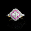An Art Deco Ruby Diamond Ring