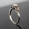 A Diamond Platinum Ring