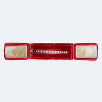 9ct gold, Sapphire & Diamond Bangle