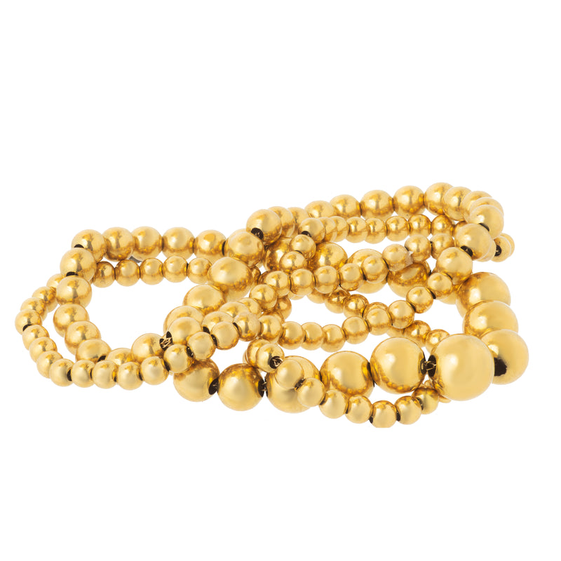 A 1960s Gold Beaded Necklace