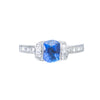 A Sapphire and Diamond Ring