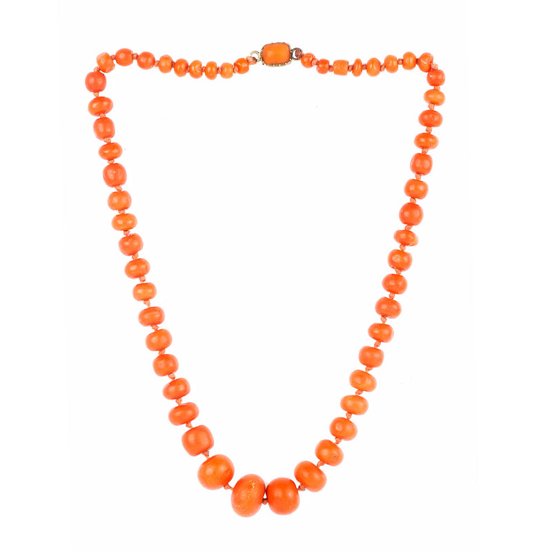A Victorian Coral Necklace