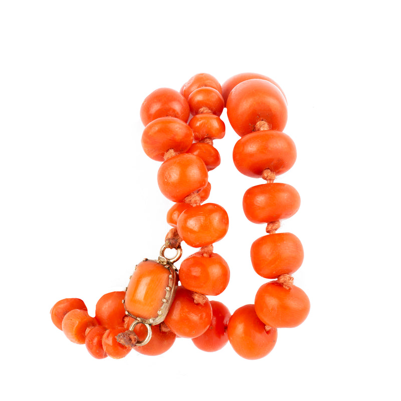 A Victorian Coral Necklace