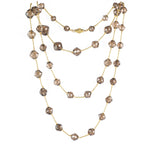 A Smoky Quartz Beaded Necklace