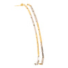 A Platinum and Gold Double Wrap Bracelet