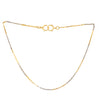 A Platinum and Gold Double Wrap Bracelet