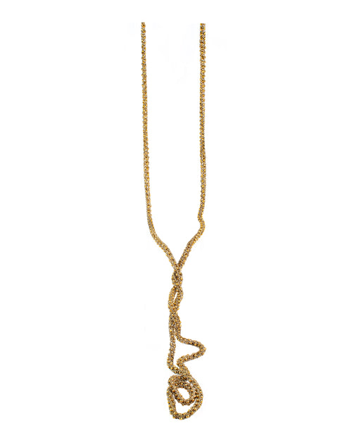 A Pinchbeck Rope Bauble Chain
