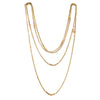 A Nine Carat Gold Guard Chain