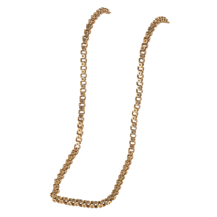Nine Carat Gold Short Chain