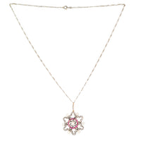 Ruby, Pearl and Diamond Necklace