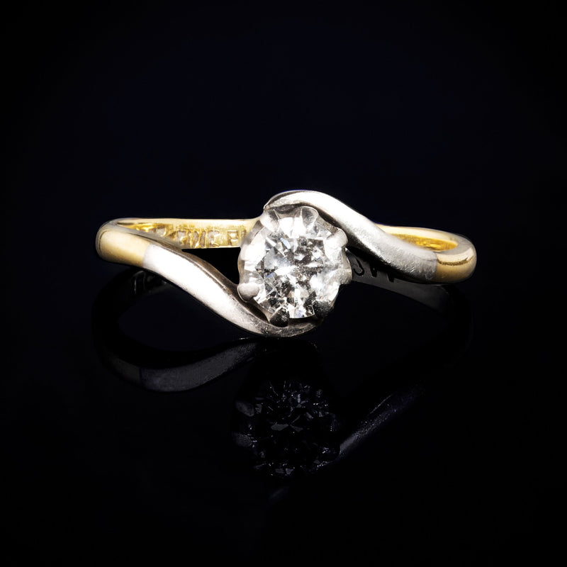 An Antique One Stone Diamond ring