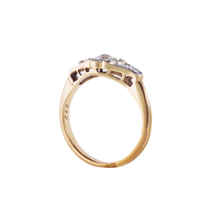 Diamond Daisy Ring