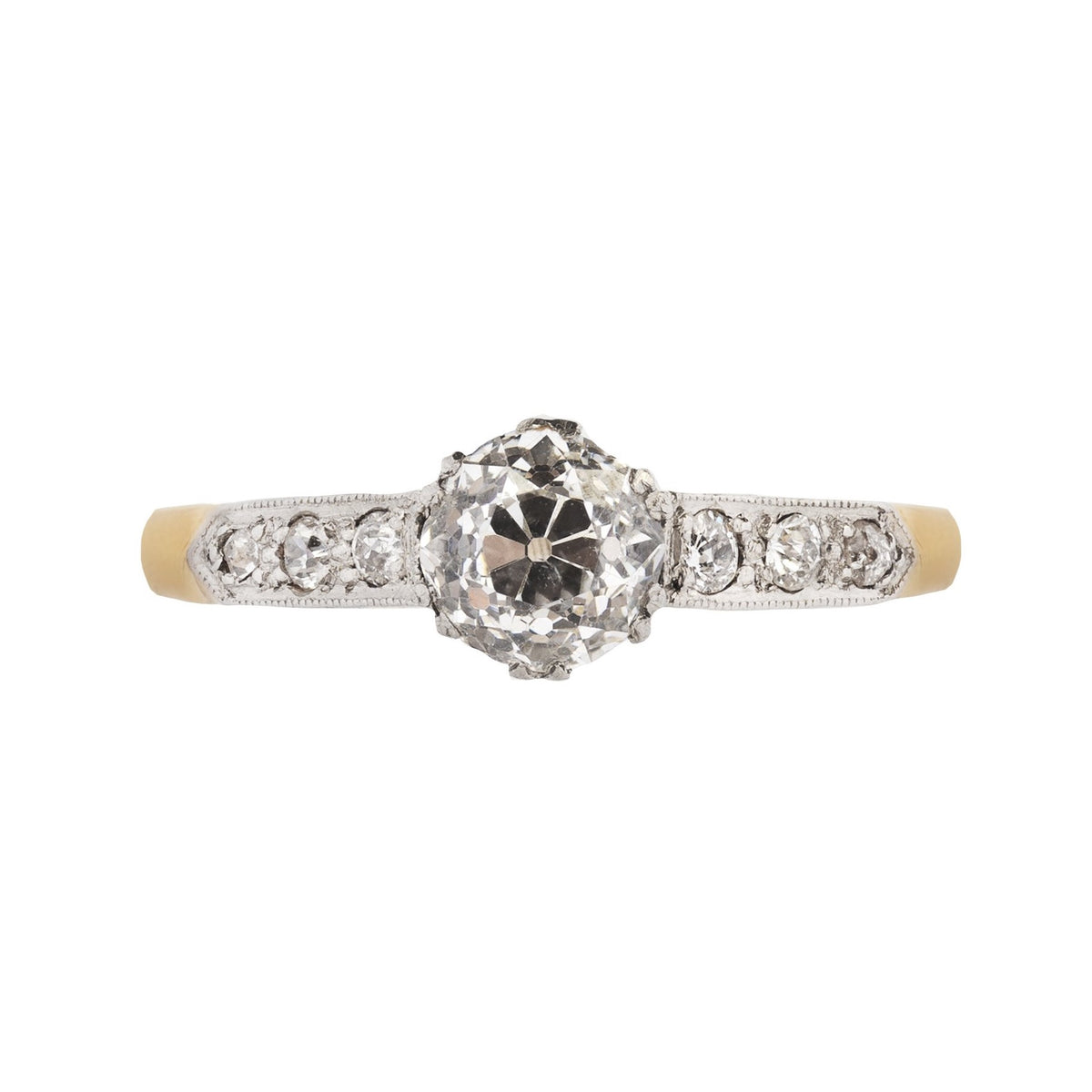 Art Deco Diamond Gold Ring