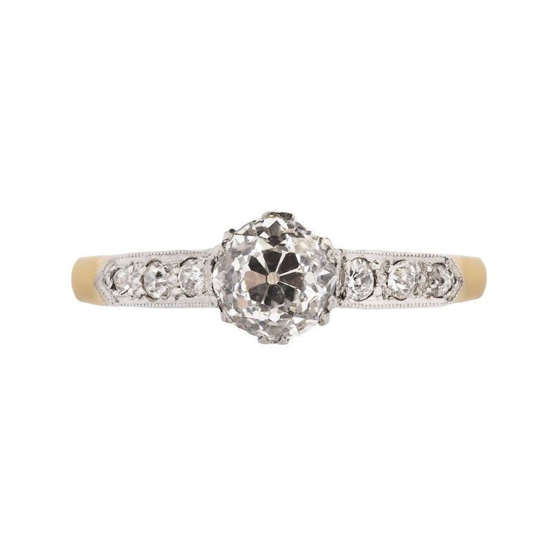 An Art Deco Diamond Gold Ring