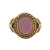 A Gold Carnelian Signet Ring
