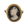 A Gold Cameo Ring