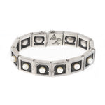 A Mexican Silver Pearl Bracelet by Antonio Pineda