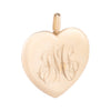 A Large Gold Heart Locket