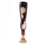 An Agate Amethyst Gold Desk Seal
