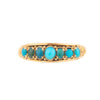 A Turquoise Gold Ring