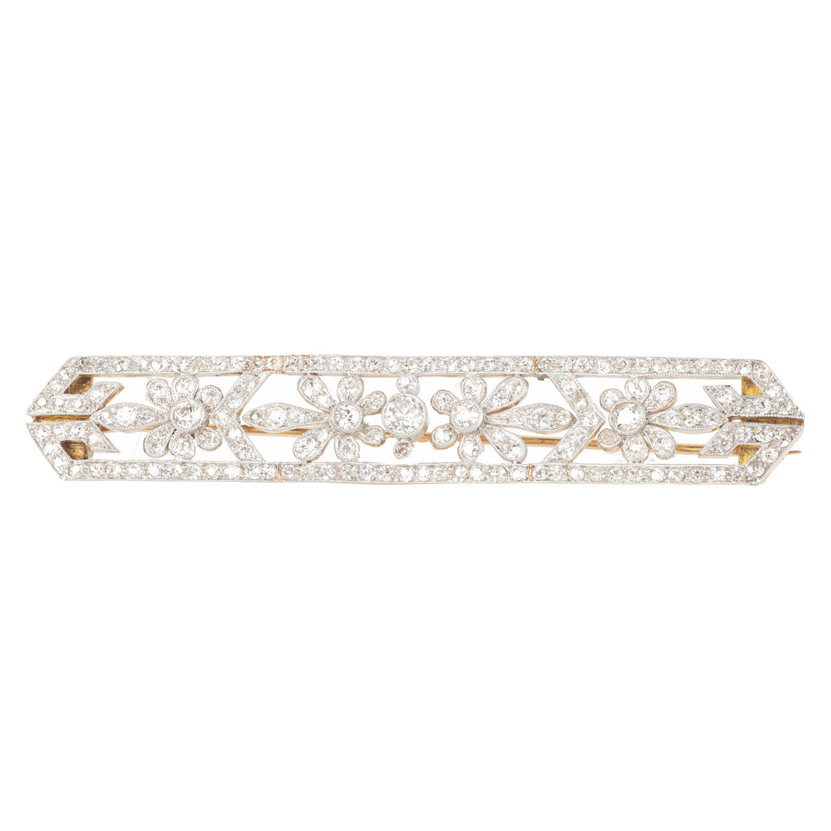 Art Deco Diamond Brooch