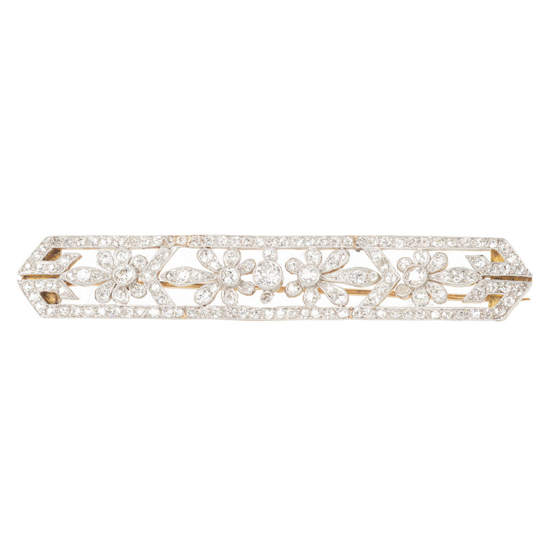 An Art Deco Diamond Brooch