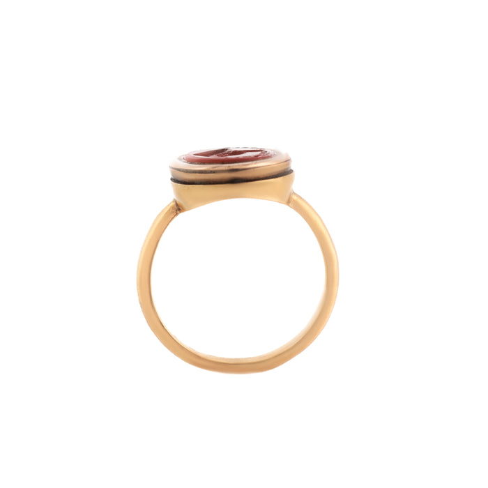 Intaglio Gold Ring