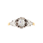 An Antique Gold and Diamond Ring