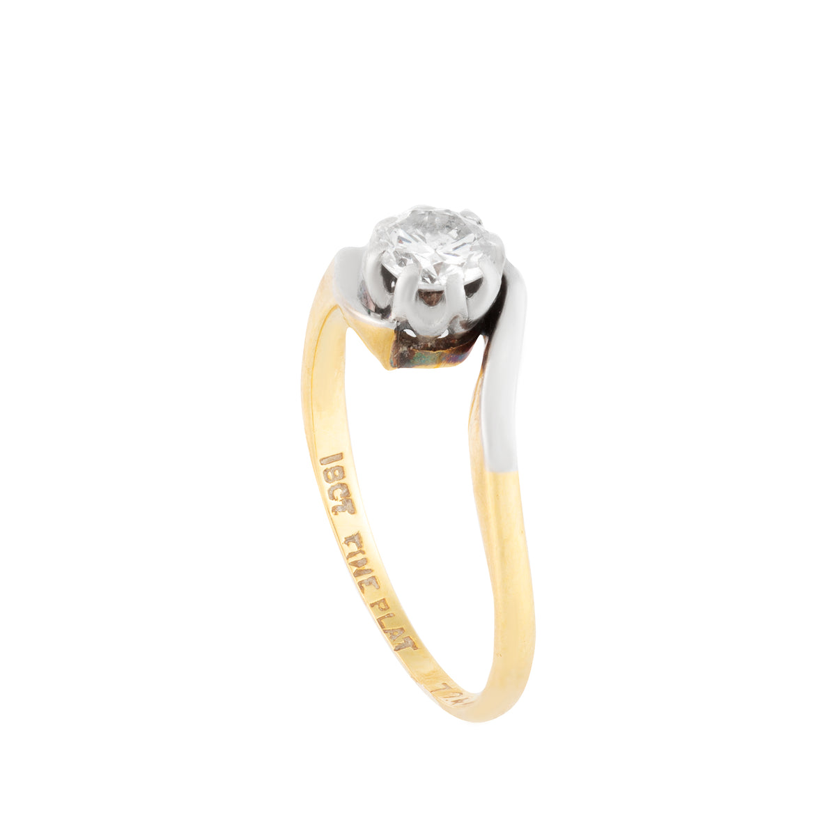 Antique One Stone Diamond ring