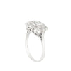 An Antique Platinum Diamond ring