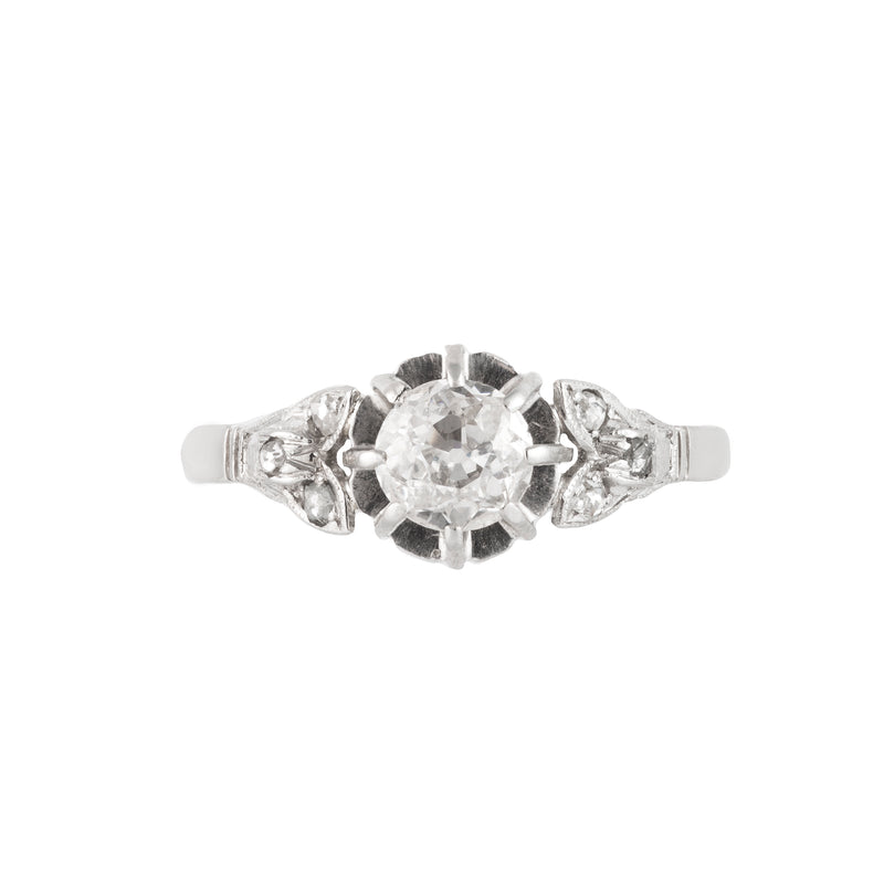 A Diamond Platinum Ring