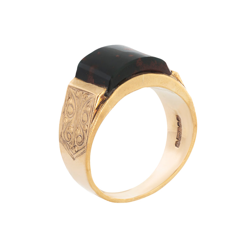 A Bloodstone Signet Ring