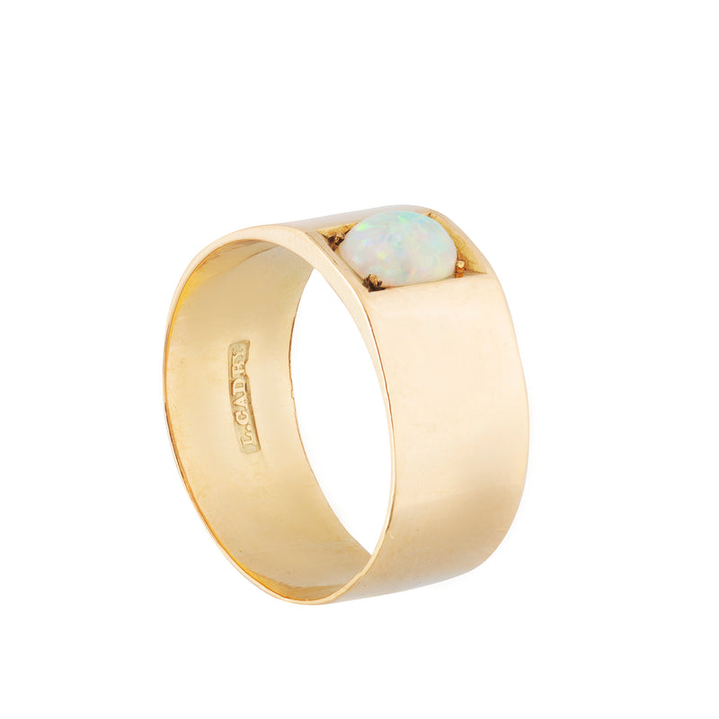 Australian Opal Gold Ring by Louis Cadby