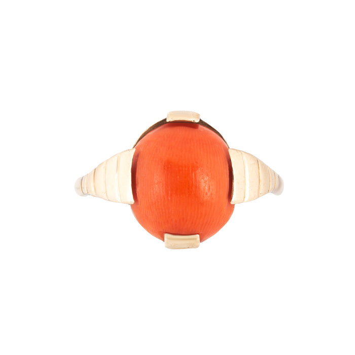 Gold Coral Ring