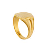 A Gold Shield Signet Ring
