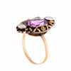 A Gold Silver Amethyst Arts & Crafts Ring by Gaskin