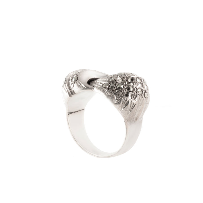 A Silver Marcasite Ring