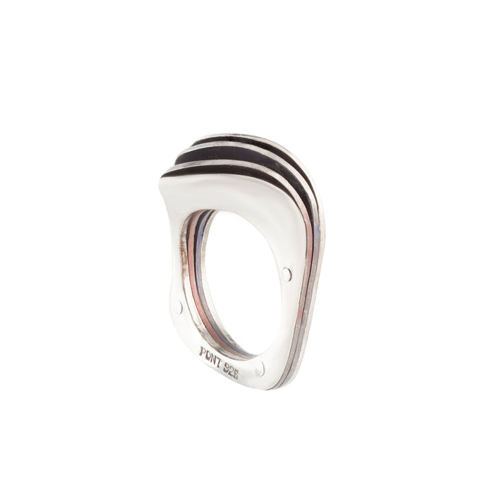 Wavy Silver Ring