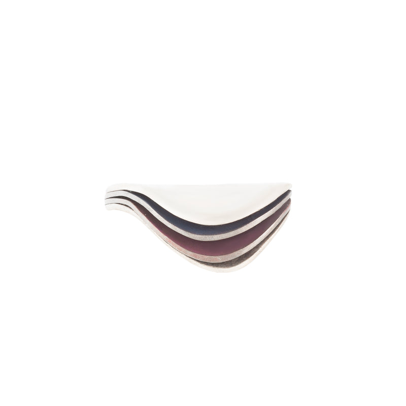 A Wavy Silver Ring