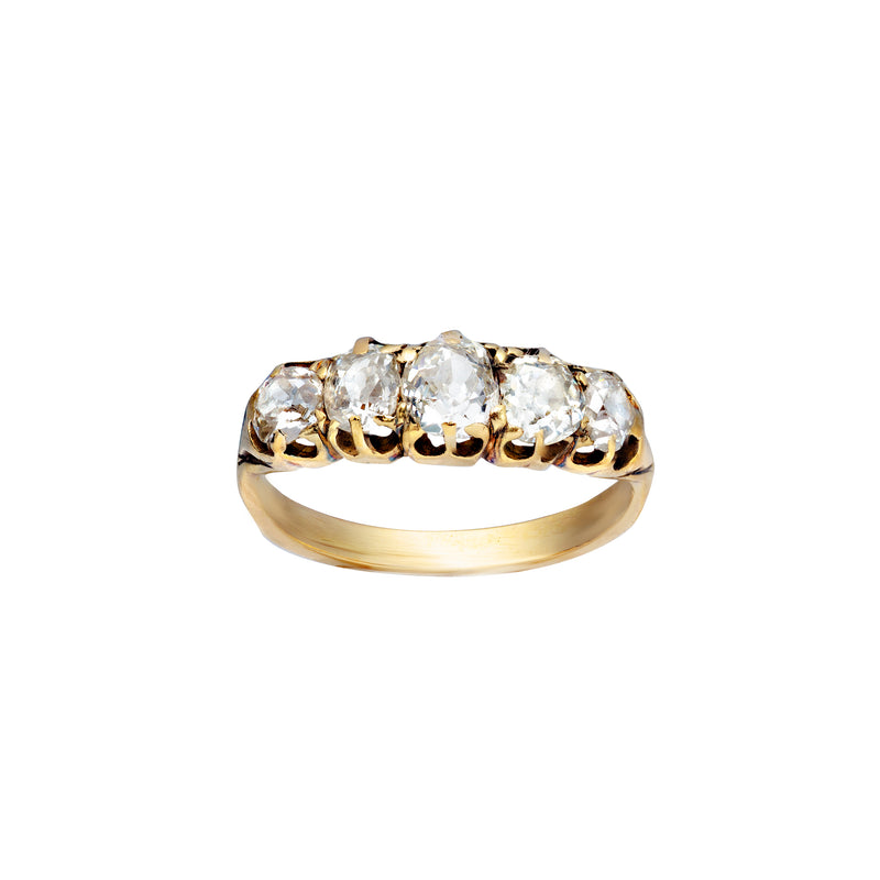 A Five Stone Diamond Ring