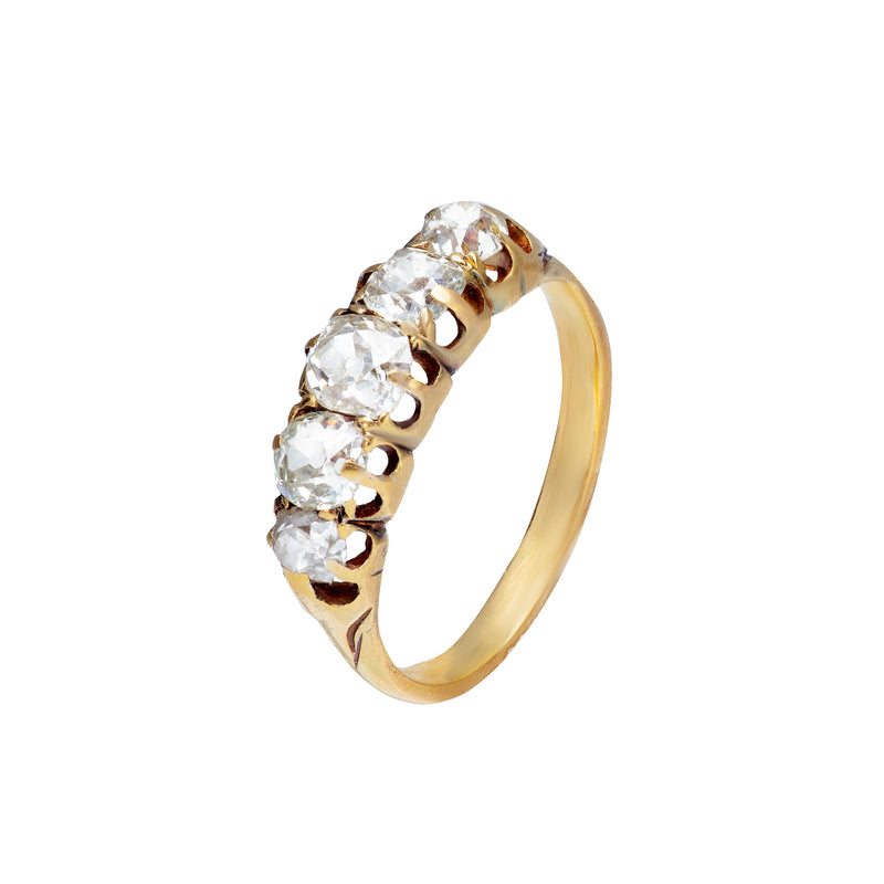 A Five Stone Diamond Ring