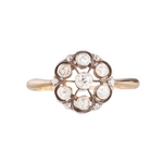 A seven stone Diamond Cluster ring