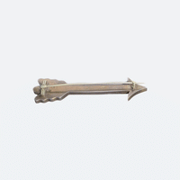 Victorian Silver & Agate Arrow Brooch