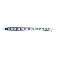 9ct Gold, Sapphire & Diamond Bangle