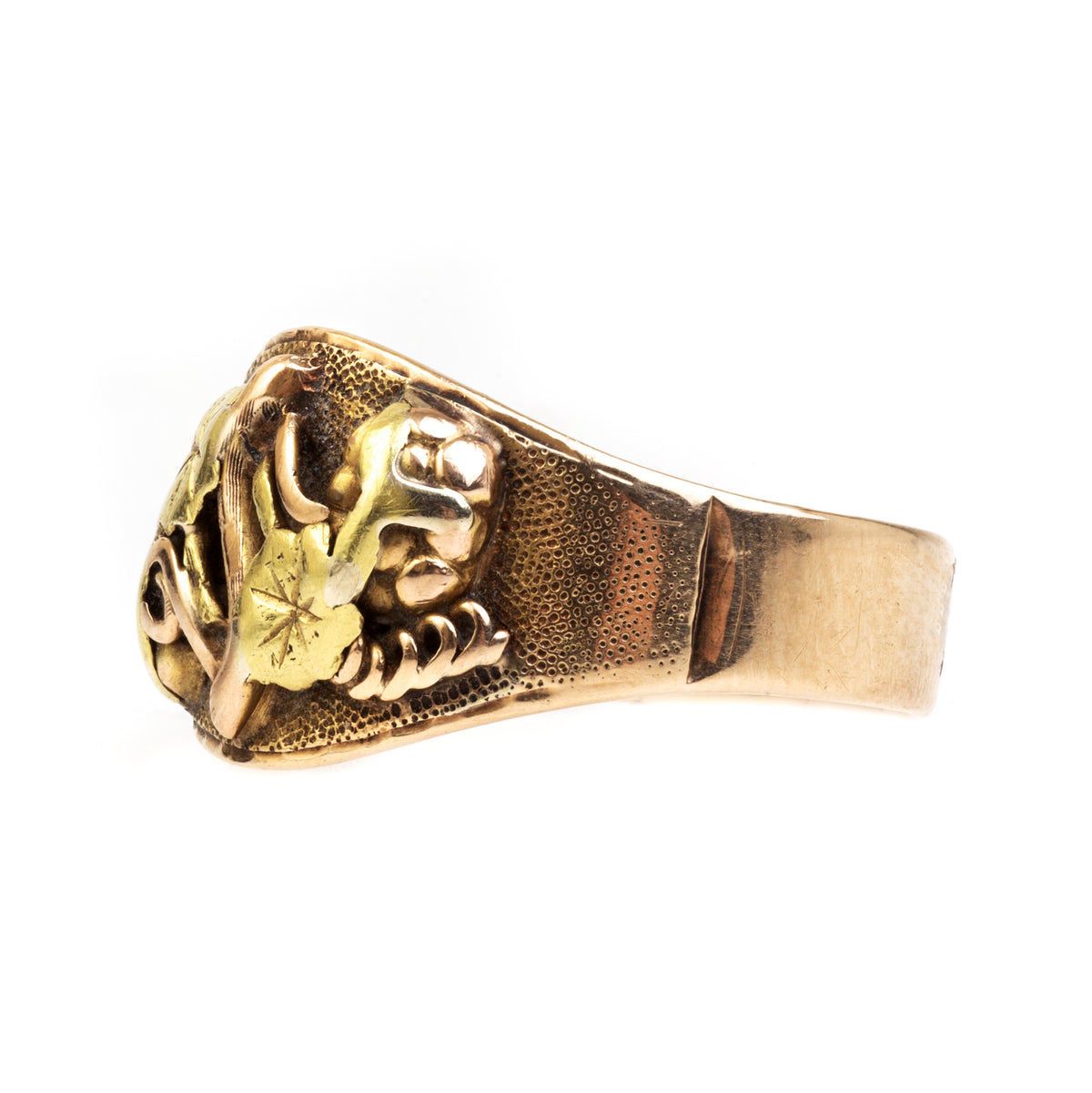 American Arts and Crafts Gold Ring