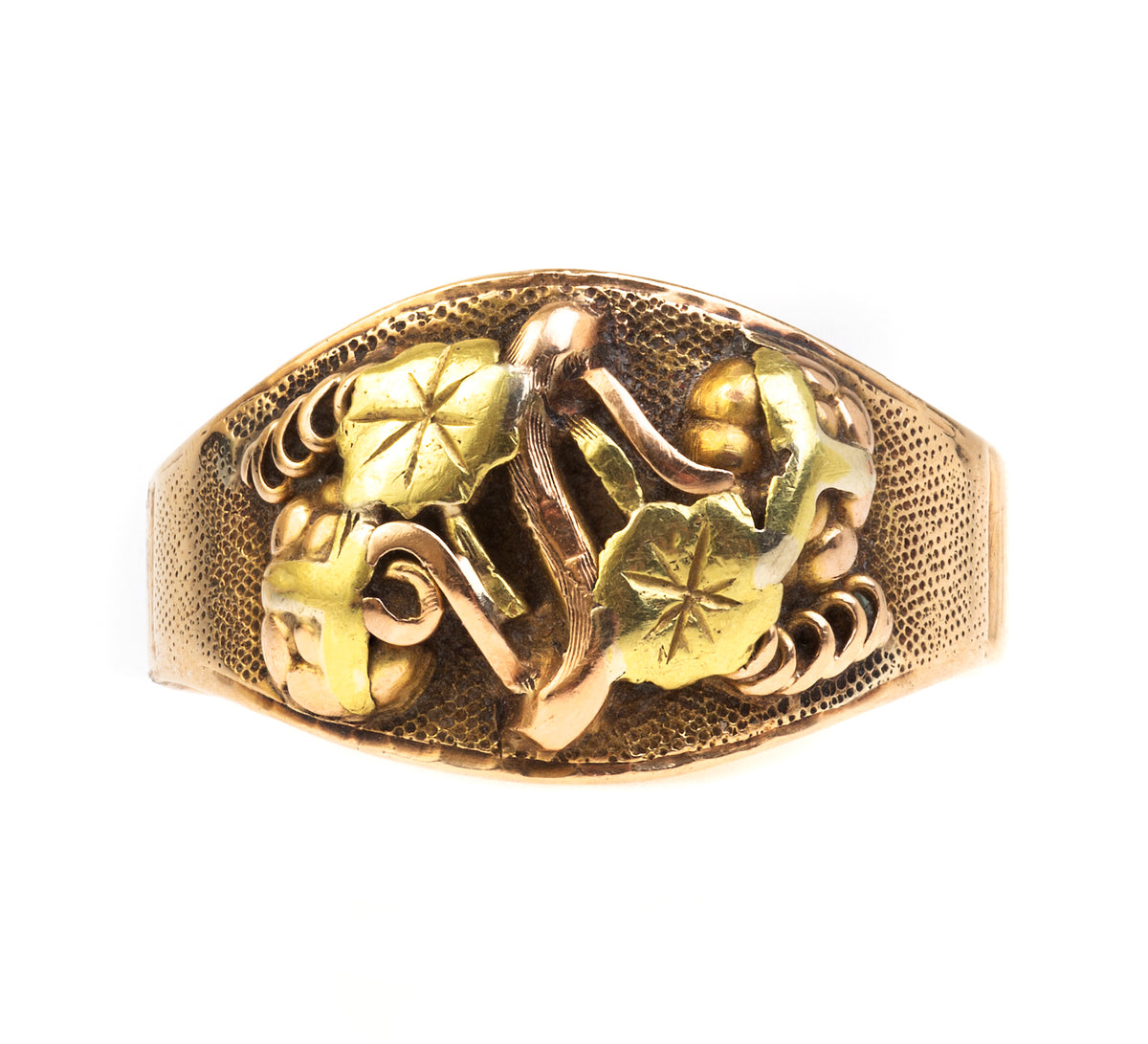 American Arts and Crafts Gold Ring