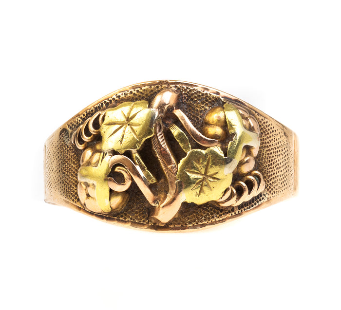 American Arts and Crafts Gold Ring