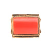 A 1950s Gold Coral Ring