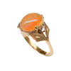 Art Nouveau 18ct Gold Fire Opal Ring