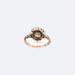 Victorian Dutch Rose Diamond Cluster Ring